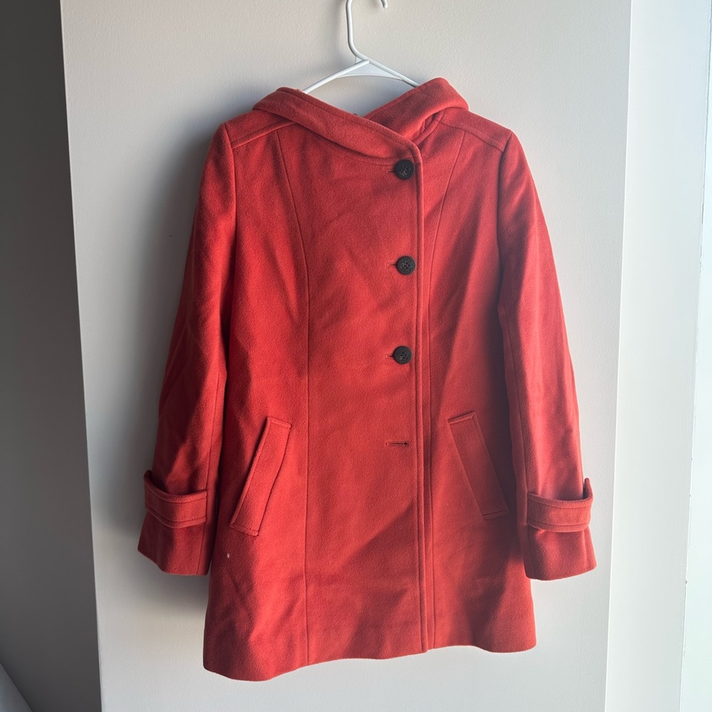 Orange coat